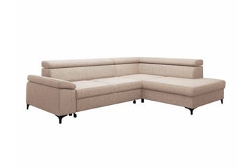 Graystone 3-pers. Hjørnesovesofa - Cream - Møbler - Sofaer - Sovesofaer