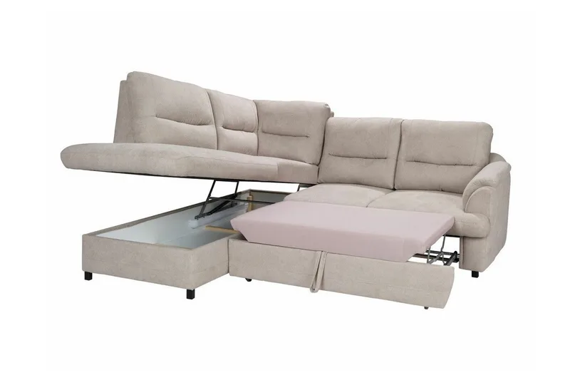 Graystone 3-pers. Hjørnesovesofa - Mørkegrå - Møbler - Sofaer - Sovesofaer