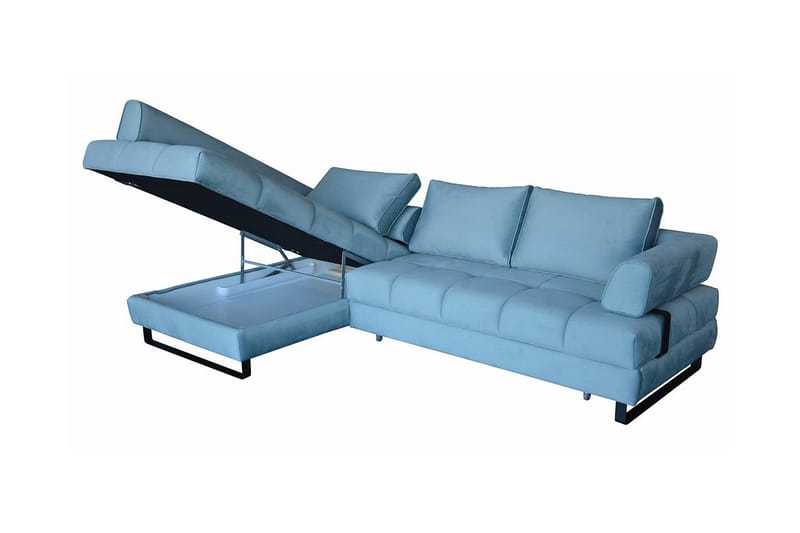 Graystone 3-pers. Hjørnesovesofa - Mørkegrå - Møbler - Sofaer - Sovesofaer