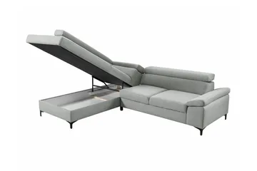 Graystone 3-pers. Hjørnesovesofa - Blå - Møbler - Sofaer - Sovesofaer