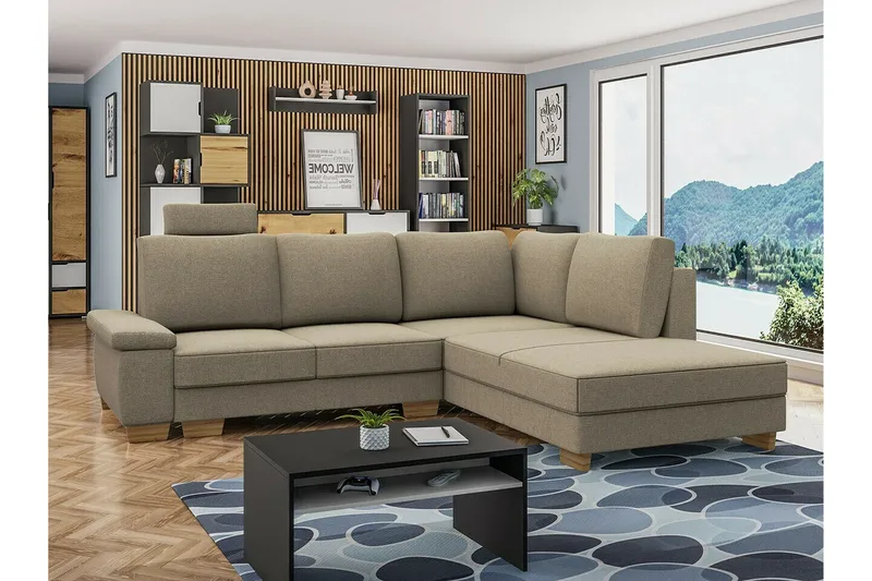 Graystone 3-pers. Hjørnesovesofa - Møbler - Sofaer - Sovesofaer