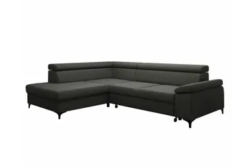 Graystone 3-pers. Hjørnesovesofa - Mørkegrå - Møbler - Sofaer - Sovesofaer