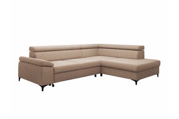Graystone 3-pers. Hjørnesovesofa - Lysebrun - Møbler - Sofaer - Sovesofaer