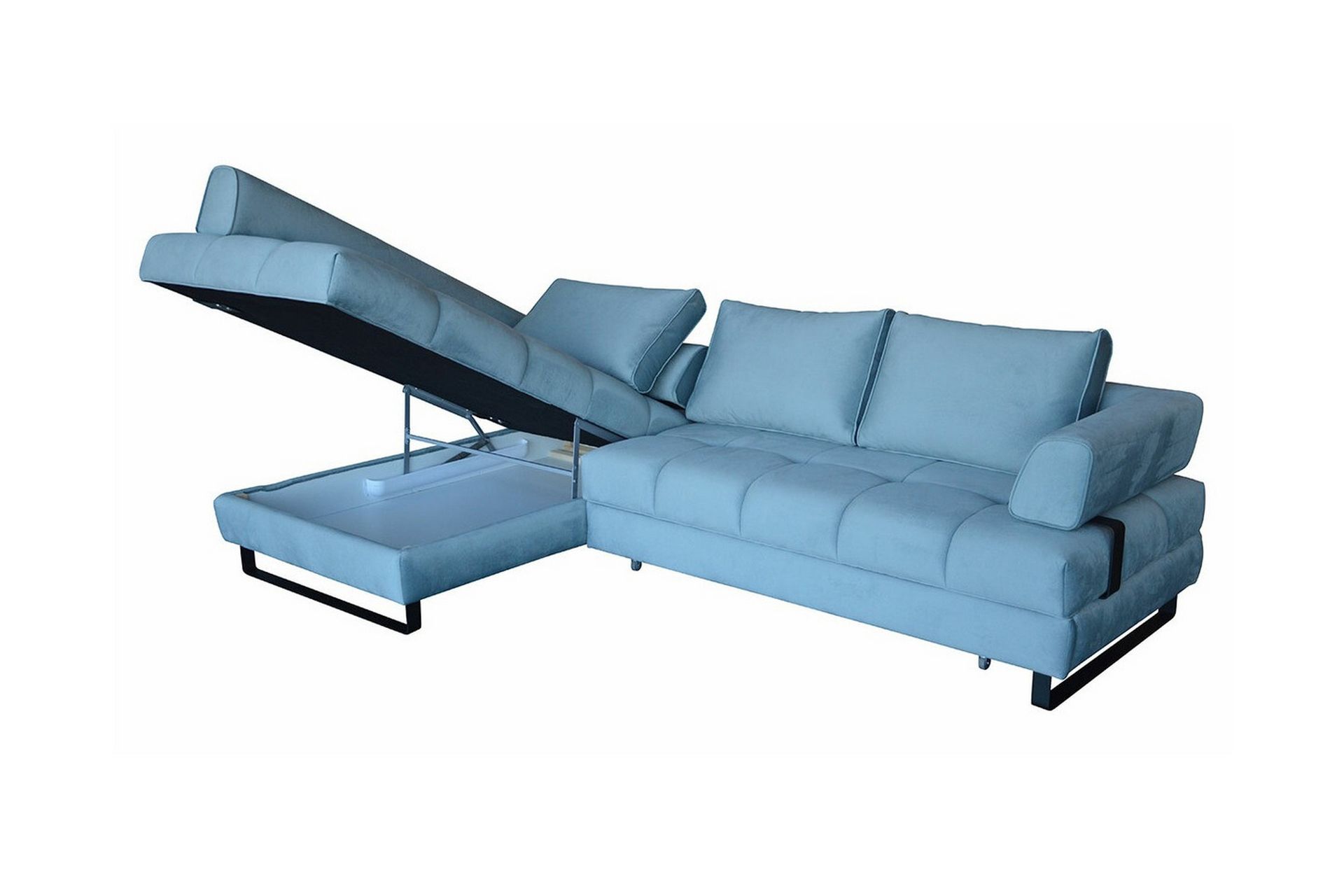 Graystone 3-pers. Hjørnesovesofa - Lysegrå - Møbler - Sofaer - Sovesofaer