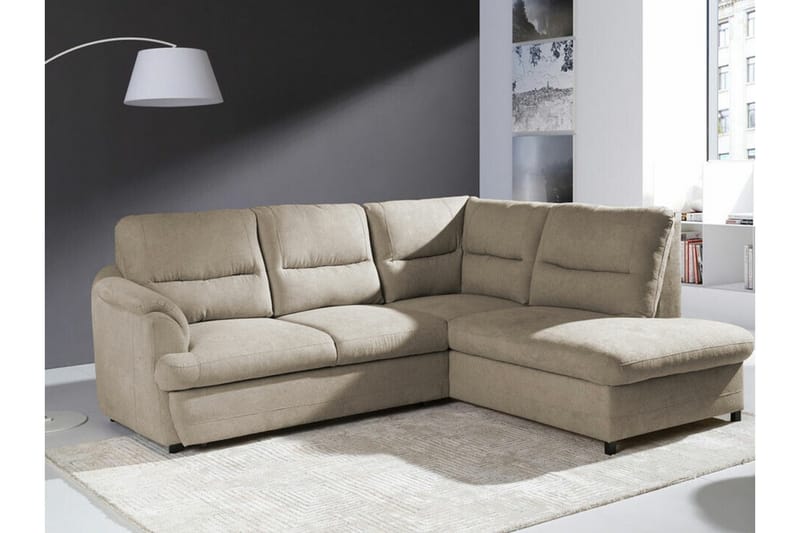 Graystone 3-pers. Hjørnesovesofa - Cream - Sovesofaer - Hjørnesovesofa