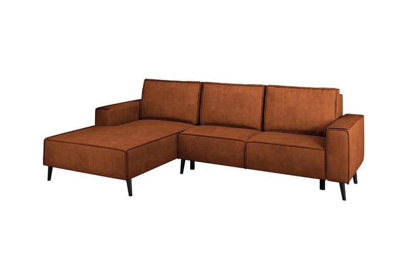 Graystone 3-pers. Hjørnesovesofa - Mørke orange - Sovesofaer - Hjørnesovesofa