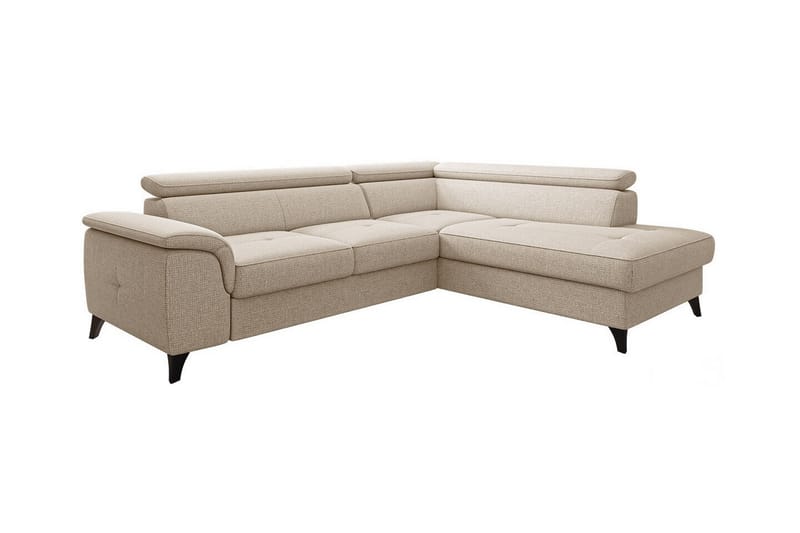 Graystone 3-pers. Hjørnesovesofa - Beige - Sovesofaer - Hjørnesovesofa