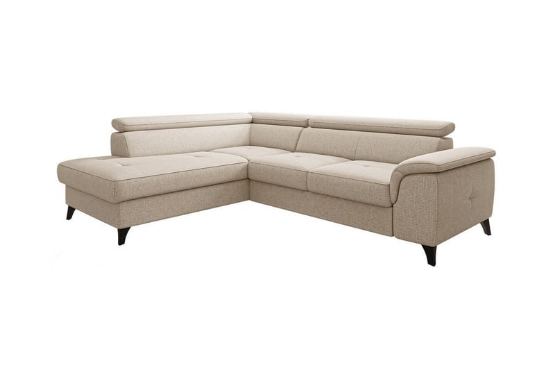 Graystone 3-pers. Hjørnesovesofa - Beige - Sovesofaer - Hjørnesovesofa