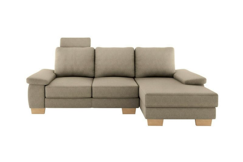 Graystone 3-pers. Hjørnesovesofa - Beige - Sovesofaer - Hjørnesovesofa