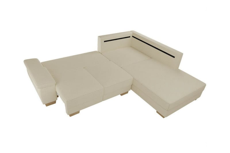 Graystone 3-pers. Hjørnesovesofa - Beige - Sovesofaer - Hjørnesovesofa