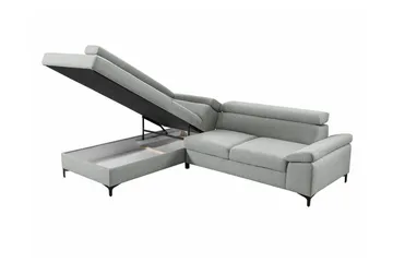 Graystone 3-pers. Hjørnesovesofa - Mørkegrå - Møbler - Sofaer - Sovesofaer