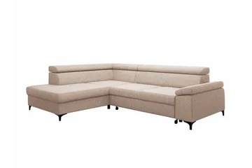 Graystone 3-pers. Hjørnesovesofa - Cream - Møbler - Sofaer - Sovesofaer