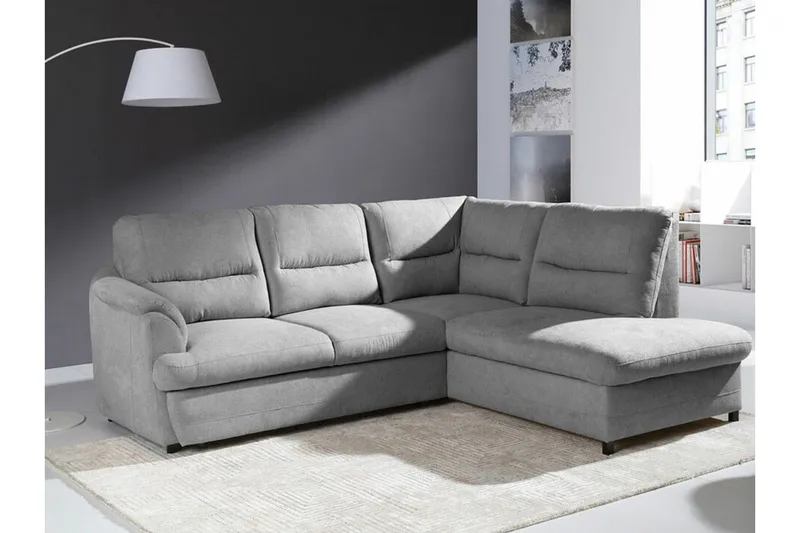 Graystone 3-pers. Hjørnesovesofa - Lysegrå - Møbler - Sofaer - Sovesofaer