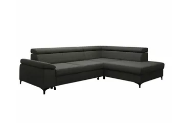 Graystone 3-pers. Hjørnesovesofa - Mørkegrå - Møbler - Sofaer - Sovesofaer