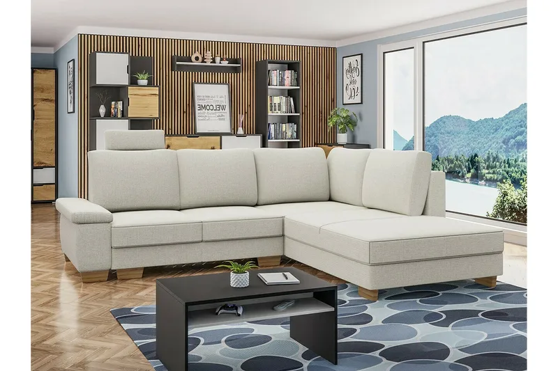 Graystone 3-pers. Hjørnesovesofa - Møbler - Sofaer - Sovesofaer