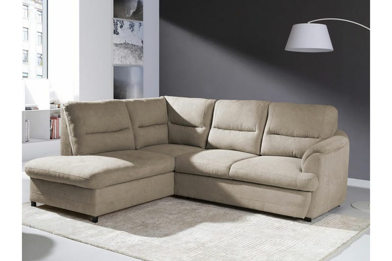 Graystone 3-pers. Hjørnesovesofa - Cream - Møbler - Sofaer - Sovesofaer