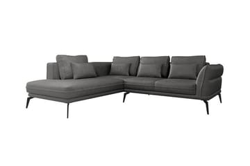 Graystone 4-sits Hörnbäddsoffa Dark grey - Møbler - Sofaer - Sofa med chaiselong - 4 personers sofa med chaiselong