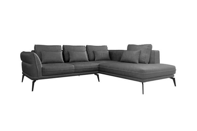 Graystone 4-sits Hörnbäddsoffa Dark grey, undefined
