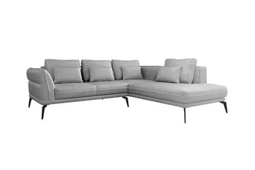 Graystone 4-sits Hörnbäddsoffa Light grey/Dark grey - Møbler - Sofaer - Sofa med chaiselong - 4 personers sofa med chaiselong