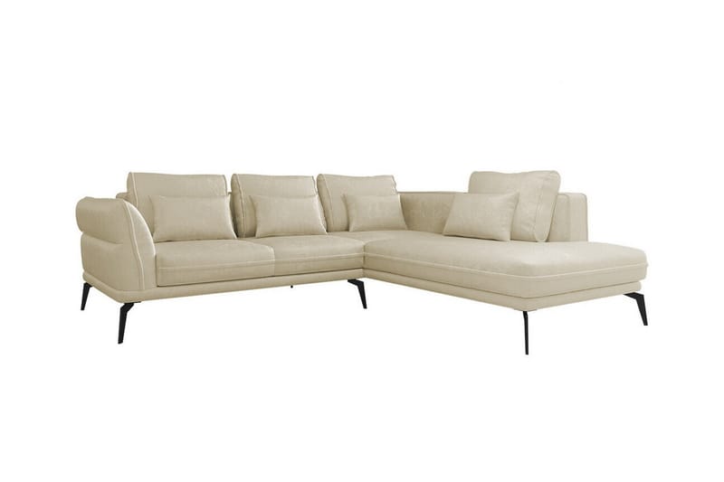 Graystone 4-pers. Hjørnesovesofa - Beige - Sovesofaer - Hjørnesovesofa