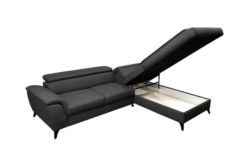 Graystone 4-pers. Hjørnesovesofa - Mørkegrå - Møbler - Sofaer - Sovesofaer