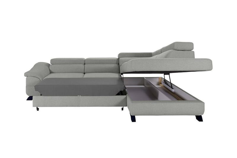Graystone 4-pers. Hjørnesovesofa - Mørkebrun - Møbler - Sofaer - Sovesofaer