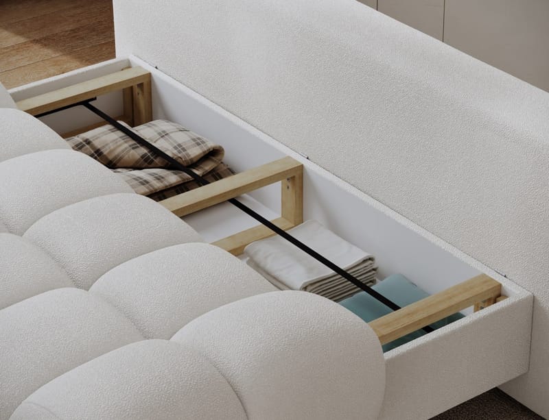 Guavio 2-personers Bubblig sovesofa med opbevaring - Paolli 01 - Møbler - Sofaer - Sovesofaer