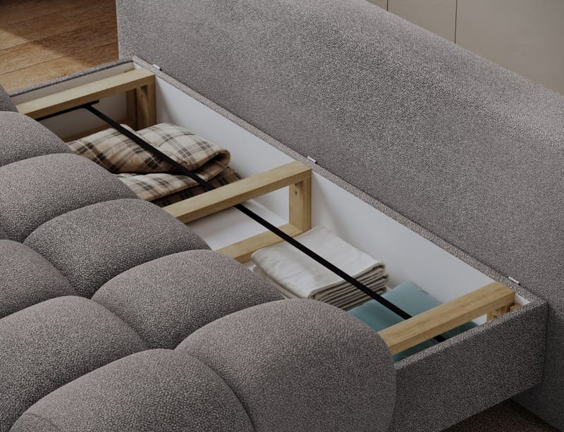 Guavio 2-personers Bubblig sovesofa med opbevaring - Paolli 04 - Møbler - Sofaer - Sovesofaer