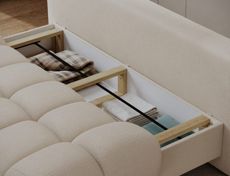 Guavio 2-personers Bubblig sovesofa med opbevaring - Calmora 18 - Møbler - Sofaer - Sovesofaer