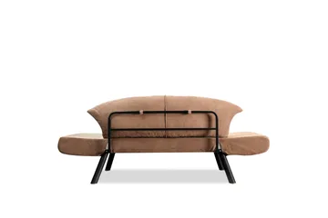 Gweno 2-personers Sammenklappelig Sovesofa 75x210 cm i Hør - Brun - Møbler - Sofaer - Sovesofaer