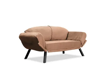 Gweno 2-personers Sammenklappelig Sovesofa 75x210 cm i Hør - Brun - Møbler - Sofaer - Sovesofaer