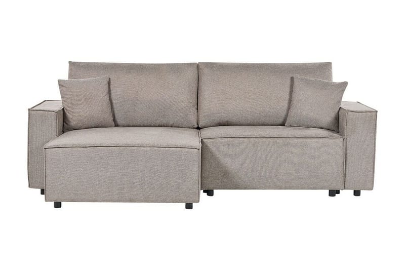 Hörnbäddsoffa Taupe Vänstervänd