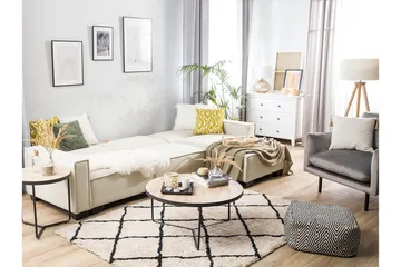 Halsnead Hjørnesovesofa til venstre - Beige - Møbler - Sofaer - Sovesofaer