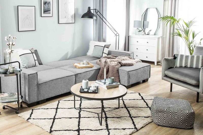 Halsnead Hjørnesovesofa til venstre - Grå - Møbler - Sofaer - Sovesofaer