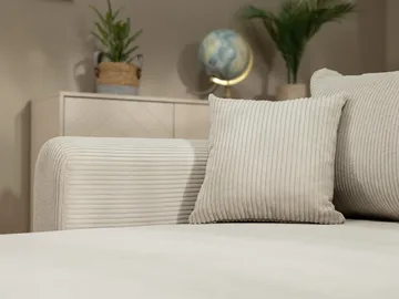 Handda 3-personers sovesofa med chaiselong - sort - Møbler - Sofaer - Sovesofaer