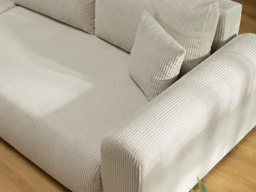 Handda 3-personers sovesofa med chaiselong - sort - Møbler - Sofaer - Sovesofaer