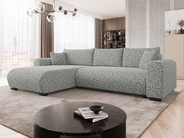 Handda 3-personers sovesofa med chaiselong - grå - Møbler - Sofaer - Sovesofaer