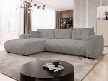 Handda 3-personers sovesofa med chaiselong - grå - Møbler - Sofaer - Sovesofaer
