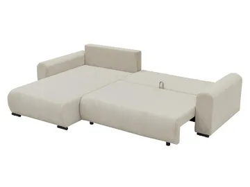 Handda 3-personers sovesofa med chaiselong - sort - Møbler - Sofaer - Sovesofaer