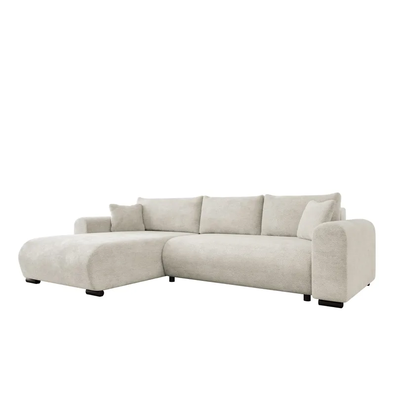 Handda 3-personers sovesofa med chaiselong - beige - Møbler - Sofaer - Sovesofaer