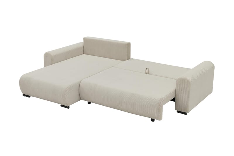 Handda Sovesofa Med 3-Personers Divan - Beige - Møbler - Sofaer - Sovesofaer