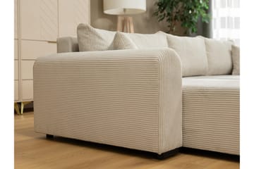 Handda Sovesofa med Chaiselong 3-personers i Manchester - Grøn - Møbler - Sofaer - Sovesofaer