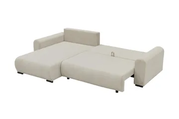 Handda Sovesofa med Chaiselong 3-personers i Chenille - Grøn - Møbler - Sofaer - Sovesofaer