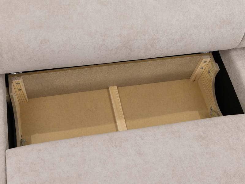 Hanish Sovesofa med dobbelt chaiselong 5-personers - Grå - Møbler - Sofaer - Sovesofaer