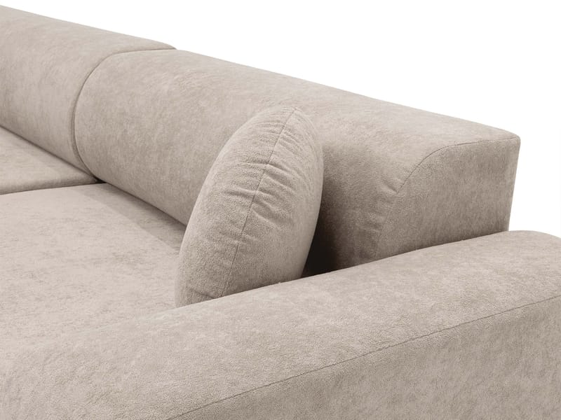 Hanish Sovesofa med dobbelt chaiselong 5-personers - Grå - Møbler - Sofaer - Sovesofaer