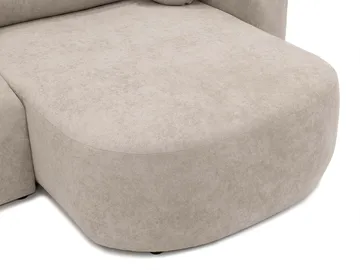 Hanish Sovesofa med dobbelt chaiselong 5-personers - Hvid - Møbler - Sofaer - Sovesofaer