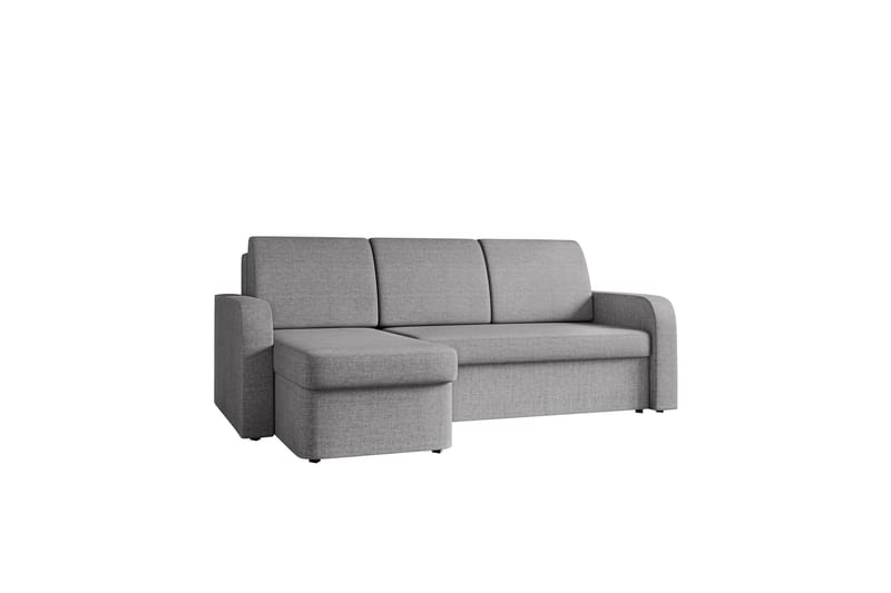 Hardev Sovesofa med Chaiselong 3-personers - Grå - Møbler - Sofaer - Sovesofaer