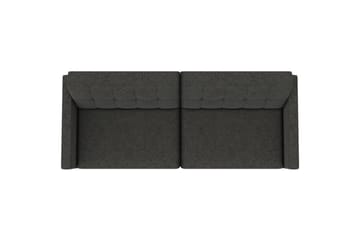 Sovesofa Hartford 203x83x82 cm, Antracit, Linnedstoflook (100% Polyester - 203x83x82 cm, Antracit, Linnedstoflook (100% Polyester - Møbler - Sofaer - Sovesofaer