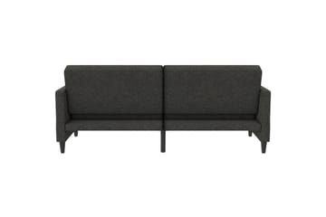Sovesofa Hartford 203x83x82 cm, Antracit, Linnedstoflook (100% Polyester - 203x83x82 cm, Antracit, Linnedstoflook (100% Polyester - Møbler - Sofaer - Sovesofaer