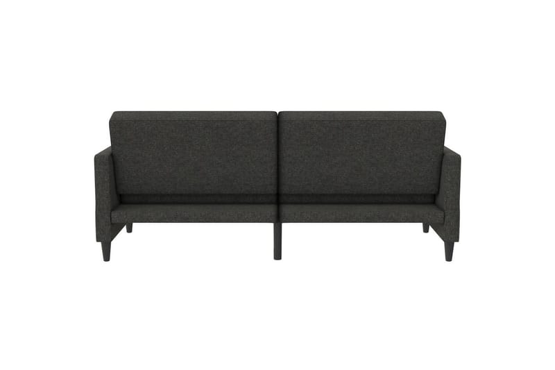 Sovesofa Hartford 203x83x82 cm, Antracit, Linnedstoflook (100% Polyester - 203x83x82 cm, Antracit, Linnedstoflook (100% Polyester - Møbler - Sofaer - Sovesofaer